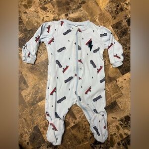 Free Pekkle Skateboard Print Pajamas 6 months